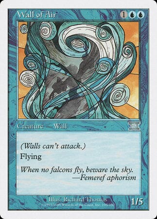 Wall of Air [Classic Sixth Edition] MTG Single Magic: The Gathering  | Multizone: Comics And Games