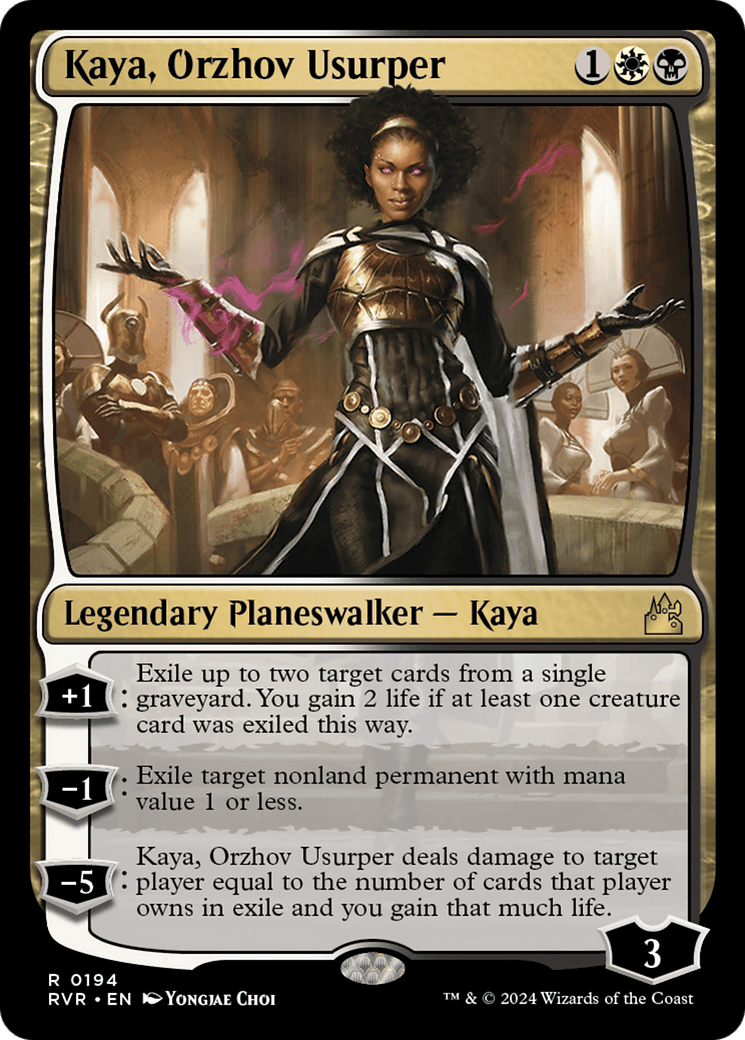 Kaya, Orzhov Usurper [Ravnica Remastered] MTG Single Magic: The Gathering  | Multizone: Comics And Games