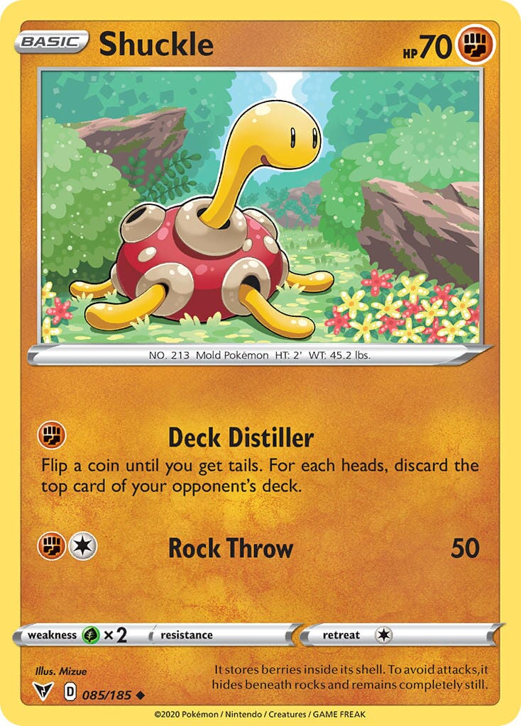 Shuckle (085/185) [Sword & Shield: Vivid Voltage] Pokemon Single Pokémon  | Multizone: Comics And Games
