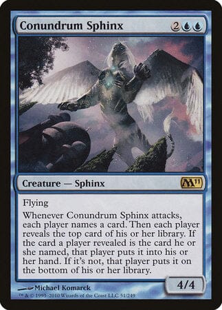 Conundrum Sphinx [Magic 2011] MTG Single Magic: The Gathering  | Multizone: Comics And Games