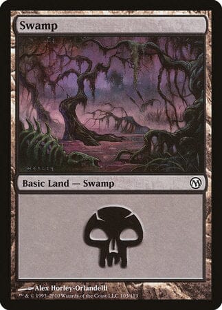 Swamp (103) [Duels of the Planeswalkers] MTG Single Magic: The Gathering  | Multizone: Comics And Games