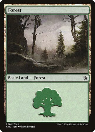 Forest (268) [Khans of Tarkir] MTG Single Magic: The Gathering  | Multizone: Comics And Games
