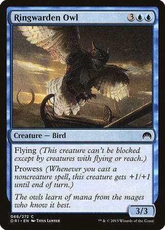 Ringwarden Owl [Magic Origins] MTG Single Magic: The Gathering  | Multizone: Comics And Games