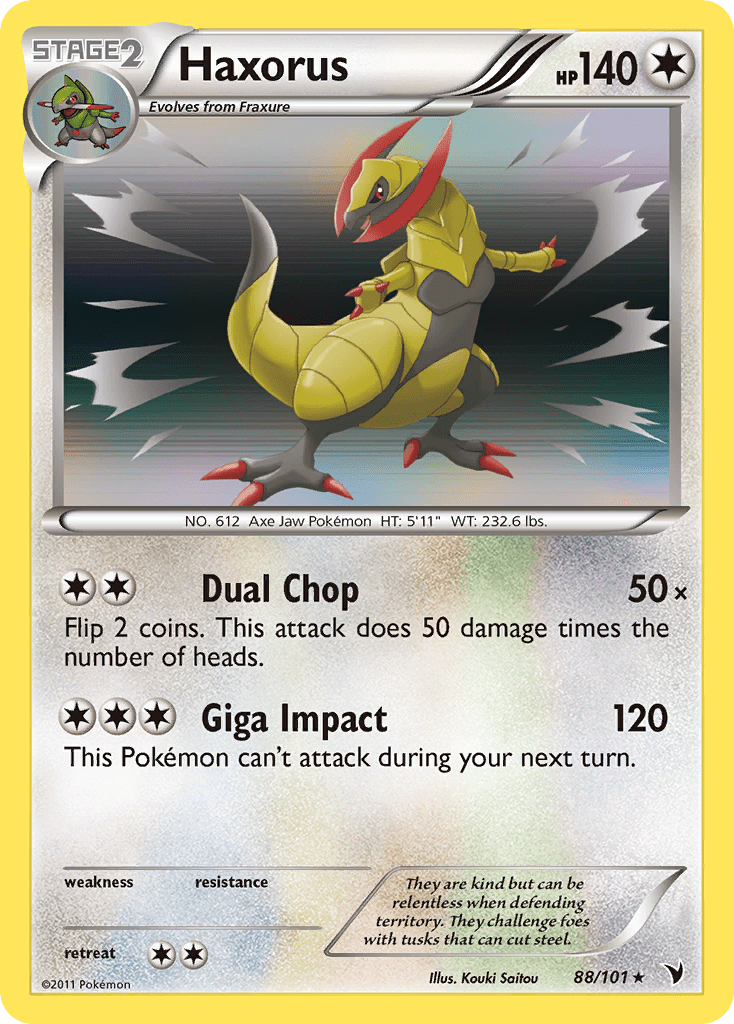 Haxorus (88/101) [Black & White: Noble Victories] Pokemon Single Pokémon  | Multizone: Comics And Games