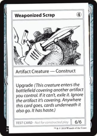 Weaponized Scrap (2021 Edition) [Mystery Booster Playtest Cards] MTG Single Magic: The Gathering  | Multizone: Comics And Games