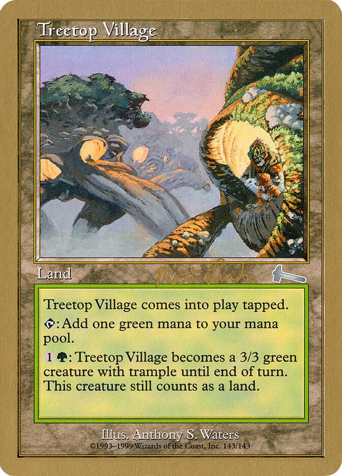 Treetop Village (Matt Linde) [World Championship Decks 1999] MTG Single Magic: The Gathering  | Multizone: Comics And Games