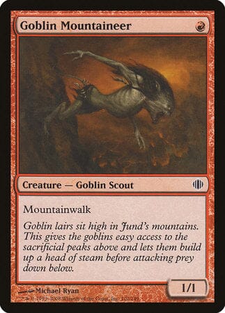 Goblin Mountaineer [Shards of Alara] MTG Single Magic: The Gathering  | Multizone: Comics And Games