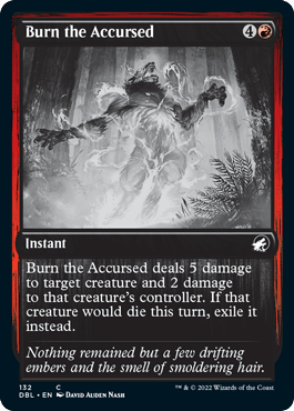 Burn the Accursed [Innistrad: Double Feature] MTG Single Magic: The Gathering  | Multizone: Comics And Games