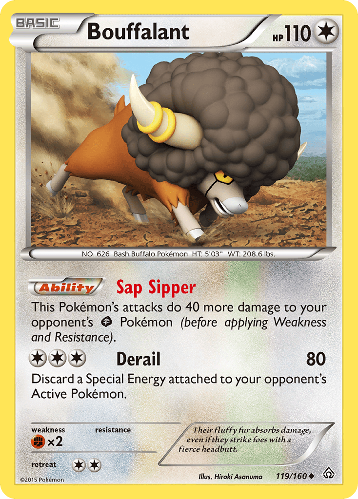 Bouffalant (119/160) [XY: Primal Clash] Pokemon Single Pokémon  | Multizone: Comics And Games