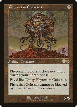 Phyrexian Colossus [Urza's Saga] MTG Single Magic: The Gathering  | Multizone: Comics And Games