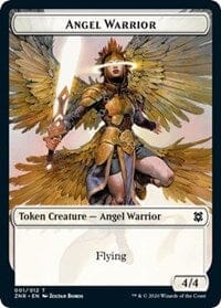 Angel Warrior // Hydra Double-sided Token [Zendikar Rising Tokens] MTG Single Magic: The Gathering  | Multizone: Comics And Games