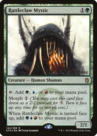 Rattleclaw Mystic [Khans of Tarkir Promos] MTG Single Magic: The Gathering  | Multizone: Comics And Games