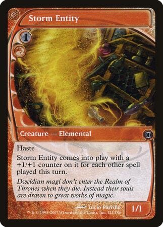 Storm Entity [Future Sight] MTG Single Magic: The Gathering  | Multizone: Comics And Games