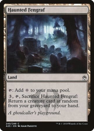 Haunted Fengraf [Masters 25] MTG Single Magic: The Gathering  | Multizone: Comics And Games
