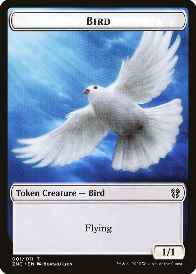Bird // Kor Ally Double-sided Token [Zendikar Rising Commander Tokens] MTG Single Magic: The Gathering  | Multizone: Comics And Games