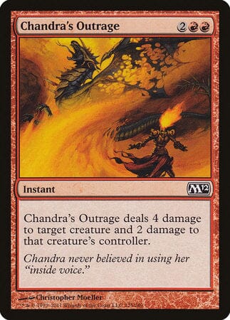 Chandra's Outrage [Magic 2012] MTG Single Magic: The Gathering  | Multizone: Comics And Games
