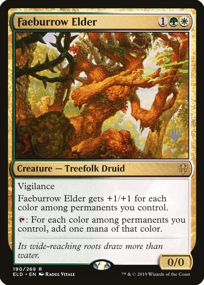 Faeburrow Elder (Promo Pack) [Throne of Eldraine Promos] MTG Single Magic: The Gathering  | Multizone: Comics And Games