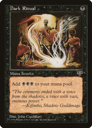 Dark Ritual [Mirage] MTG Single Magic: The Gathering  | Multizone: Comics And Games