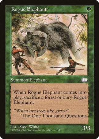 Rogue Elephant [Weatherlight] MTG Single Magic: The Gathering  | Multizone: Comics And Games