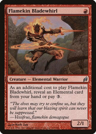 Flamekin Bladewhirl [Lorwyn] MTG Single Magic: The Gathering  | Multizone: Comics And Games