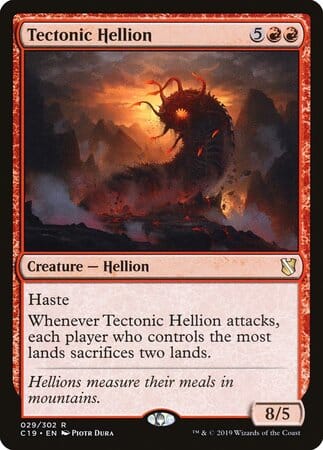 Tectonic Hellion [Commander 2019] MTG Single Magic: The Gathering  | Multizone: Comics And Games