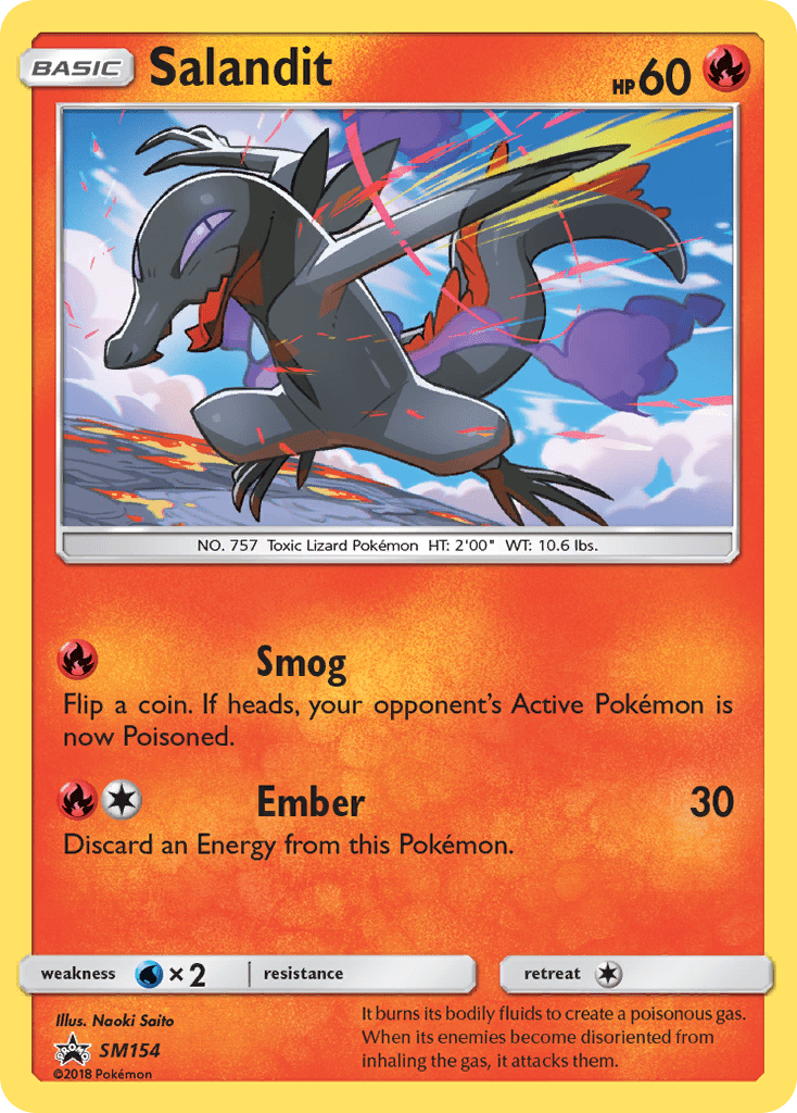 Salandit (SM154) [Sun & Moon: Black Star Promos] Pokemon Single Pokémon  | Multizone: Comics And Games