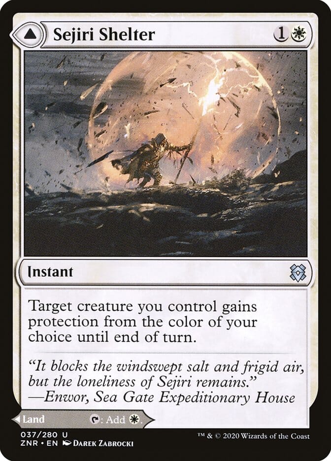 Sejiri Shelter // Sejiri Glacier [Zendikar Rising] MTG Single Magic: The Gathering  | Multizone: Comics And Games