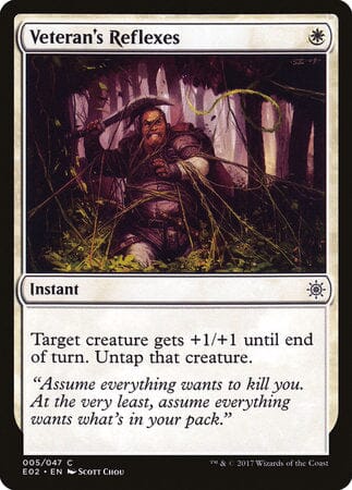 Veteran's Reflexes [Explorers of Ixalan] MTG Single Magic: The Gathering  | Multizone: Comics And Games