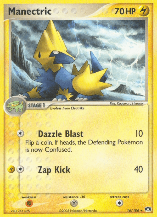 Manectric (16/106) [EX: Emerald] Pokemon Single Pokémon  | Multizone: Comics And Games