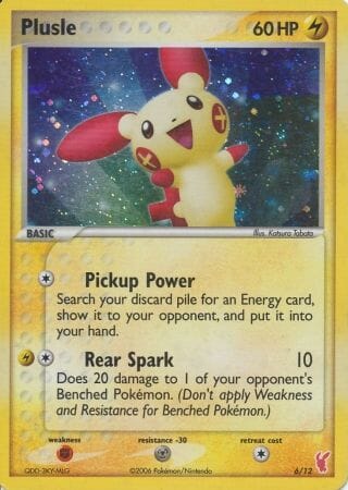 Plusle (6/12) [EX: Trainer Kit 2 - Plusle] Pokemon Single Pokémon  | Multizone: Comics And Games