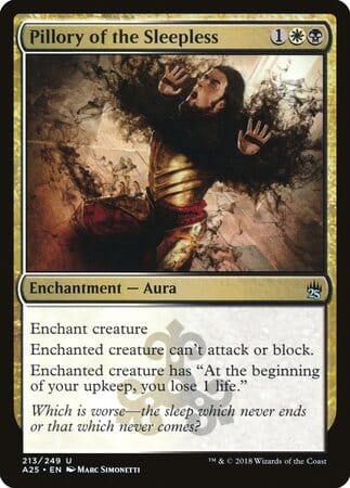 Pillory of the Sleepless [Masters 25] MTG Single Magic: The Gathering  | Multizone: Comics And Games
