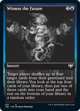 Witness the Future [Innistrad: Double Feature] MTG Single Magic: The Gathering  | Multizone: Comics And Games