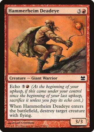 Hammerheim Deadeye [Modern Masters] MTG Single Magic: The Gathering  | Multizone: Comics And Games