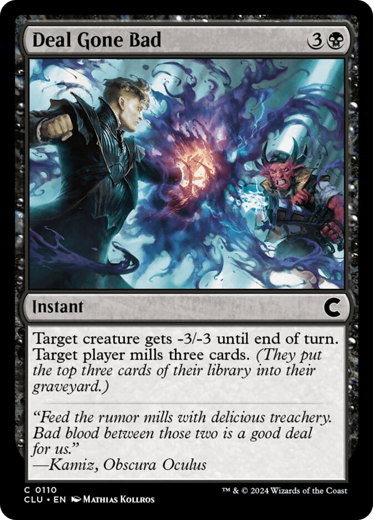 Deal Gone Bad [Ravnica: Clue Edition] MTG Single Magic: The Gathering  | Multizone: Comics And Games