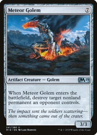 Meteor Golem [Core Set 2019] MTG Single Magic: The Gathering  | Multizone: Comics And Games