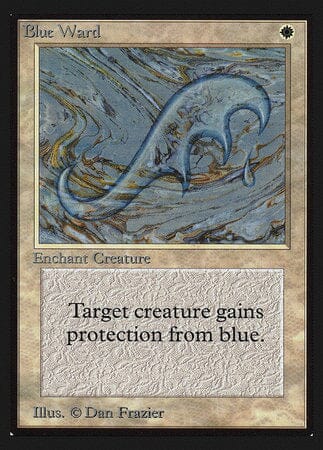 Blue Ward (IE) [Intl. Collectors’ Edition] MTG Single Magic: The Gathering  | Multizone: Comics And Games