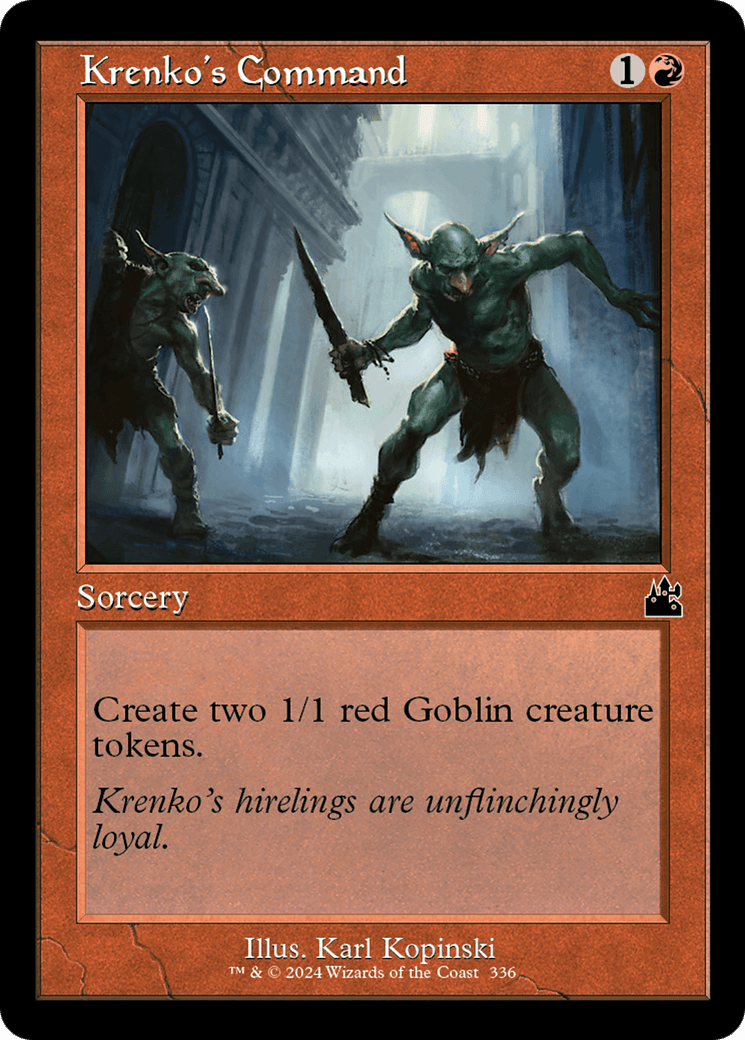 Krenko's Command (Retro Frame) [Ravnica Remastered] MTG Single Magic: The Gathering  | Multizone: Comics And Games