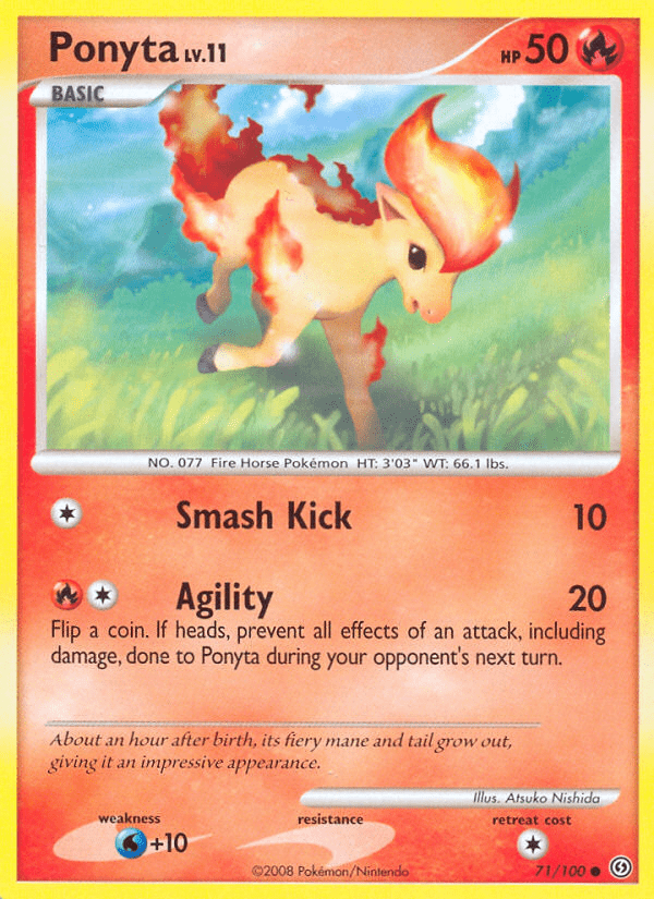 Ponyta (71/100) [Diamond & Pearl: Stormfront] Pokemon Single Pokémon  | Multizone: Comics And Games