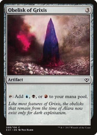 Obelisk of Grixis [Archenemy: Nicol Bolas] MTG Single Magic: The Gathering  | Multizone: Comics And Games