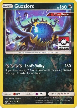 Guzzlord (80/131) (League Promo) [Sun & Moon: Forbidden Light] Pokemon Single Pokémon  | Multizone: Comics And Games