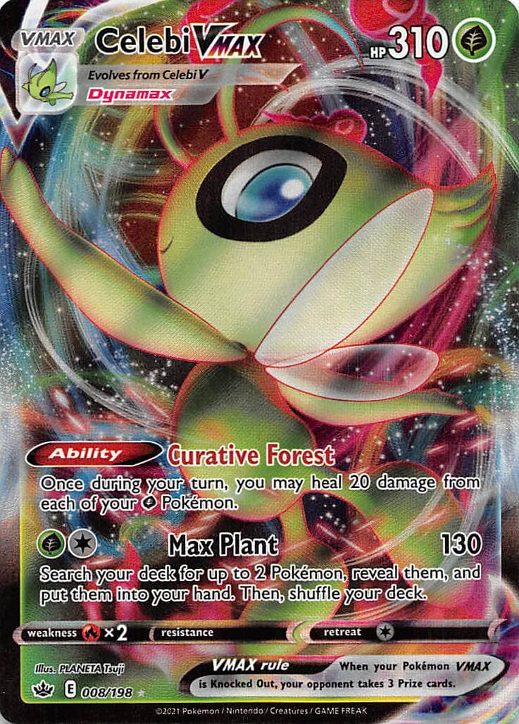 Celebi VMAX (008/198) [Sword & Shield: Chilling Reign] Pokemon Single Pokémon  | Multizone: Comics And Games