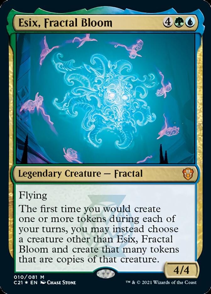 Esix, Fractal Bloom [Commander 2021] MTG Single Magic: The Gathering  | Multizone: Comics And Games