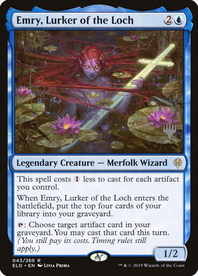 Emry, Lurker of the Loch (Promo Pack) [Throne of Eldraine Promos] MTG Single Magic: The Gathering  | Multizone: Comics And Games