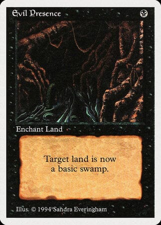 Evil Presence [Summer Magic / Edgar] MTG Single Magic: The Gathering  | Multizone: Comics And Games