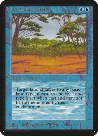 Phantasmal Terrain [Limited Edition Alpha] MTG Single Magic: The Gathering  | Multizone: Comics And Games