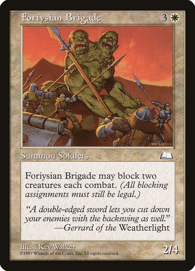 Foriysian Brigade [Weatherlight] MTG Single Magic: The Gathering  | Multizone: Comics And Games