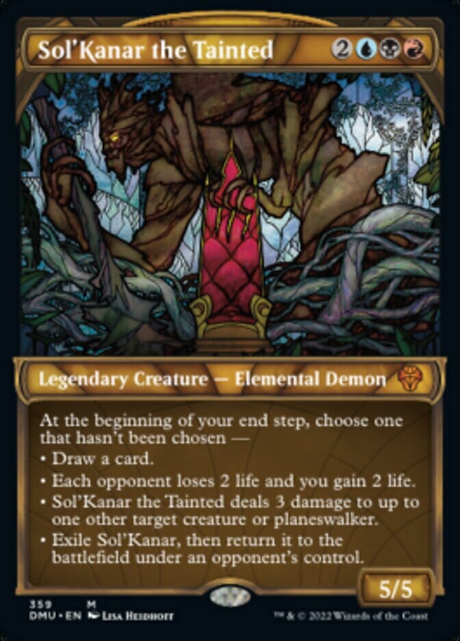 Sol'Kanar the Tainted (Showcase Textured) [Dominaria United] MTG Single Magic: The Gathering  | Multizone: Comics And Games