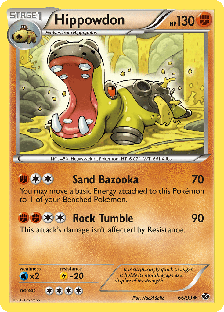 Hippowdon (66/99) [Black & White: Next Destinies] Pokemon Single Pokémon  | Multizone: Comics And Games