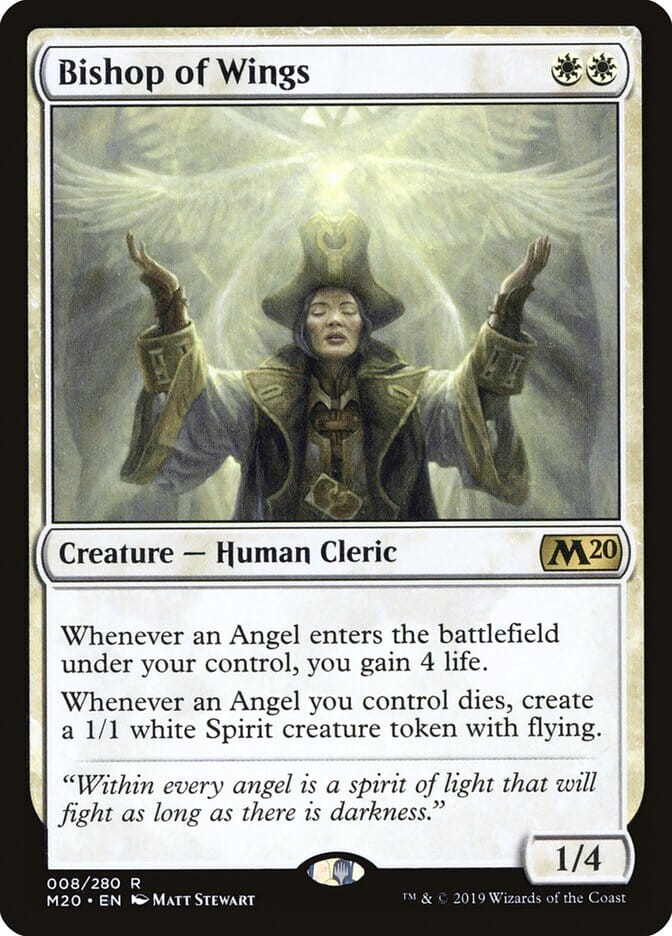 Bishop of Wings [Core Set 2020] MTG Single Magic: The Gathering  | Multizone: Comics And Games