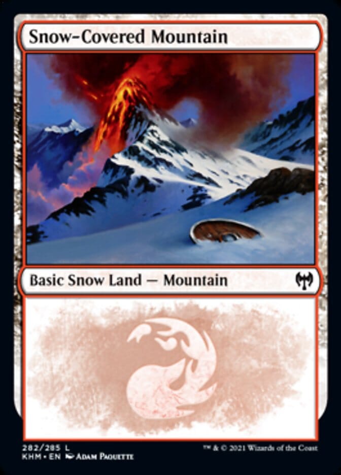 Snow-Covered Mountain (282) [Kaldheim] MTG Single Magic: The Gathering  | Multizone: Comics And Games